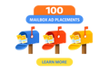 100 Mailbox Ad Placements