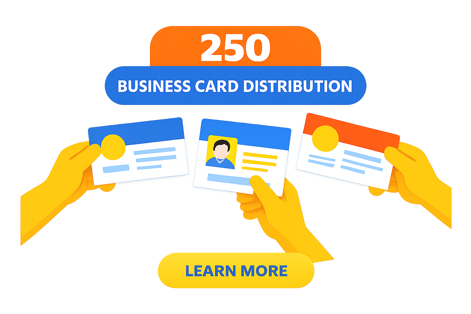 250 Business Card Distribution Promo